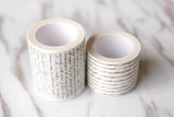 2 sizes Available Wide Hand Letters Washi  tape / Hand Writing Washi tape / Masking tape/ japanese washi tape/Planner Supplies