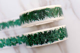 Set of 2  Leaves Washi Tape/Spring Green Leaves  Washi Tape/Plants Washi Tape/Green washi tape/ / Leaf washi tape