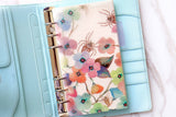 Set of 5 Watercolour Bird Flower Garden Planner dividers/A5 Semi-transparent Plastic  planner dividers/Dashboard/index dividers