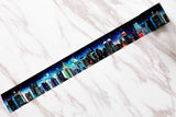New York Stries Washi Tape /  City Masté Masking Tape/dark Building washi tape /Retro Japanese stationery /wide washi tape