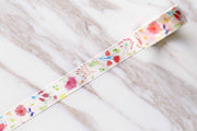 Set 4 Rolls flowers Washi Tapes/Spring Flowers Washi Tape /Floral Washi Tape/Nature Washi Tape/garden washi tape