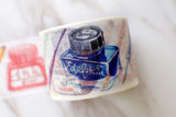 Calligraphy Pen & Ink Washi Tape /Pen and Ink Washi Tape/colorful Ink washi tape/Planner Sticker/
