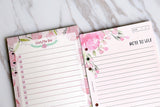 A5 Floral theme Planner Inserts /A6 Floral  Weekly Inserts /date  Inserts/To do list/dot insert planners /colorful flowers planner insert