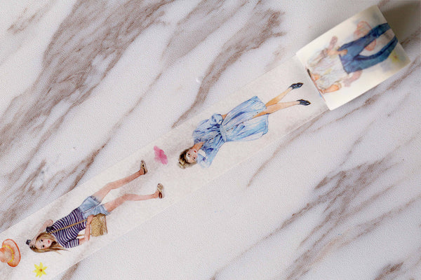 lovely girls  Washi Tape/ fashion lady washi Tape /DIY scrapbook decorative Washi Tape  /Masking tape/  japanese washi tape/planner tape/