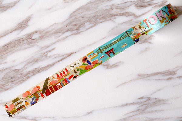 Tokyo Washi Tape  /City  Washi Tape /DIY scrapbook decorative Washi Tape  /Masking tape/  japanese washi tape/planner tape/