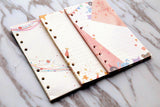 cute  planner inserts/colorful grids and lines  filofax a6 inserts, filofax personal inserts, PRINTED garden Kawaii  inserts