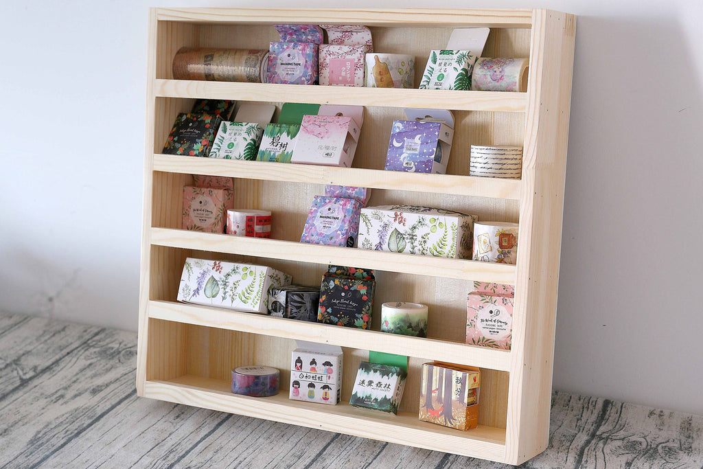 Washi Tape Organizer/Wooden Washi tape Storage Case/ Masking Tape Orga –  DokkiDesign