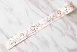 Gold Moon and Stars Banner Washi Tape /moon washi tape /gold and pink star washi tape /album emblishment
