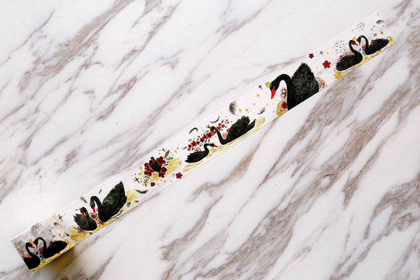 Beautiful Black Swan  Washi Tape /Japanese washi Tape/Decorative Stickers /DIY scrapbook washi tape