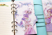 Set of 6 Beauty Planner dividers/Classical beauty personal size  paper  planner dividers/lady  Dashboard/index dividers
