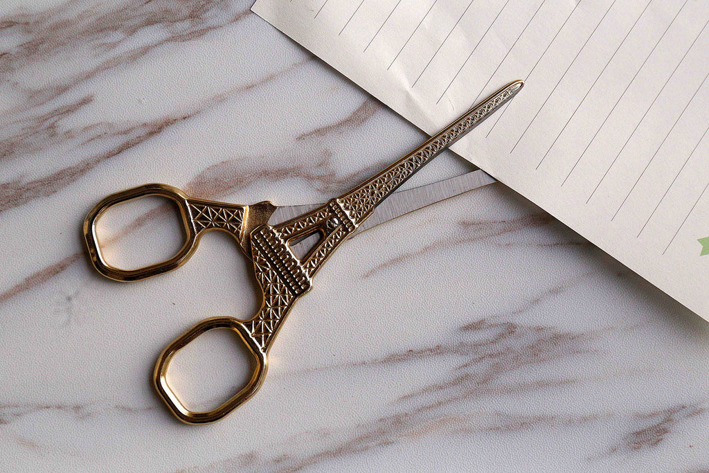 Gold Antique Scissors/Gold Antique Vintage Scissors /embroidery scisso –  DokkiDesign