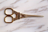 Eiffel Tower Sewing Scissor /Gold Antique Vintage Scissors /embroidery scissors/cute stationery/planner accessories/cute stationery