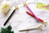 black dot diamond pen,white dot  pen /metal metallic fine point pen/red dot diamond pen /purple dot  diamond pens, black ink, planner pens,