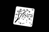 sakura tree  stencil /plant Journal Stencil /Notebook Stencil/ Cherry blossoms stencil /Bullet Journal Stencil/ plastic Stencil