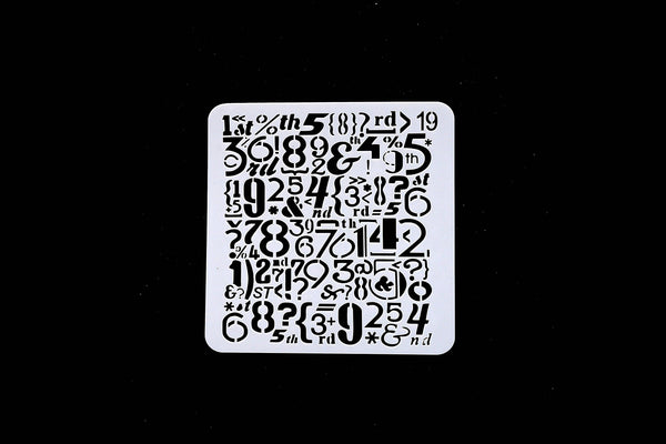 Number  stencil /date Journal Stencil /Notebook Stencil/ symbol stencil /Bullet Journal Stencil/ plastic Stencil
