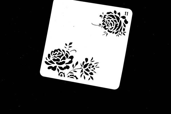 Rose   stencil /flower Journal Stencil /Notebook Stencil/ beautiful rose stencil /Bullet Journal Stencil/ plastic Stencil