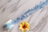 snow tree washi tape /Winter Washi  tape/Winter Wonderland Iridescent Glitter Forest Washi Tape/Christmas Gift washi tape /pine tree washi