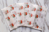 Flamingo  clear envelopes  /Flamingo  envelopes /animal clear Envelopes/ retro  Clear Envelopes /A2 Glassine Envelopes