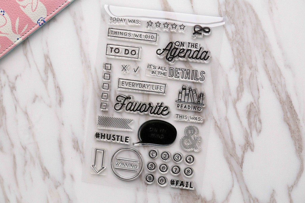To Do Lists clear Stamp/Favorite Rubber Stamps/bullet journal stamp/Tr –  DokkiDesign