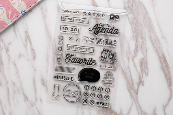 To Do Lists clear  Stamp/Favorite Rubber Stamps/bullet journal stamp/Travel Stamps/Journal Accessories clear stamp