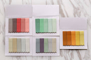 Colorful Sticky Notes/Seasonal Fade Color Sticky Note/planner sticky notes/Notepads, Memo Pads, Reminder Notes,/Memo Pad Stickers