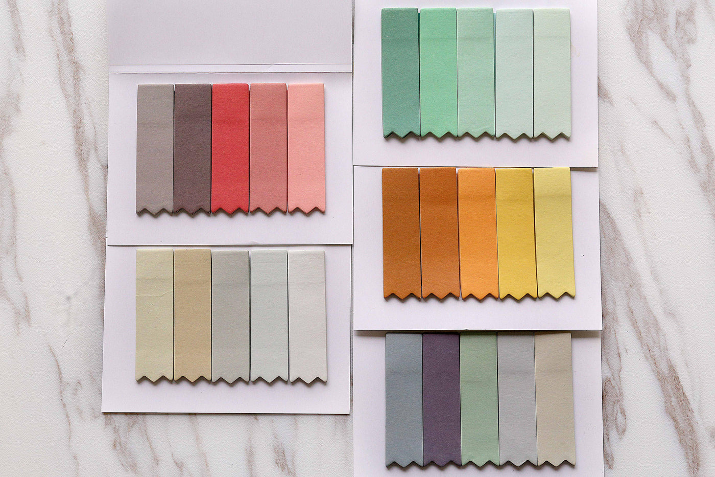 Colorful Sticky Notes/Seasonal Fade Color Sticky Note/planner sticky notes/Notepads, Memo Pads, Reminder Notes,/Memo Pad Stickers