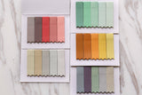 Colorful Sticky Notes/Seasonal Fade Color Sticky Note/planner sticky notes/Notepads, Memo Pads, Reminder Notes,/Memo Pad Stickers