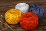 Valdani Pearl Cotton/Embroidery Thread/ felted wool/ Wojciechowski/hand-dyed wool/egg pattern