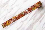 Retro Poster Wide Washi Tape / Coffee Washi tape/Retro Japanese stationery /wide washi tape/drink washi tape/T129
