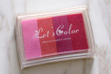 24 Colors Gradient Ink pad /Multicolor rainbows stamps/Ink Pads DIY Multicolor Papers Febric Wood Rainbows/Graduated Colors Rainbow Ink