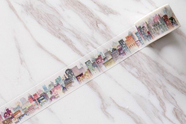 Gog City  Washi Tape / fog City Masté Masking Tape/Building washi tape /Retro Japanese stationery /wide washi tape