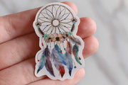 17 pcs Dream Catcher Sticker Flakes/Dreamcatcher stickers/ Feather plume sticker/colorful Planner Sticker/Dreams Filofax Stickers