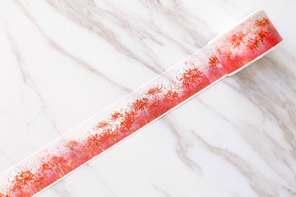 Higanbana flower Washi Tapes  / Equinox Flower  Washi Tape/ beautiful  flowers  Washi Tapes/Japanese flowers washi Tape/Decorative Stickers