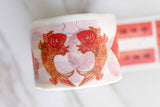 Lucky Chinese New Year Washi Tape /good fortune washi tape/goldfish washi tape/red pocket money tape /red envelope washi tape