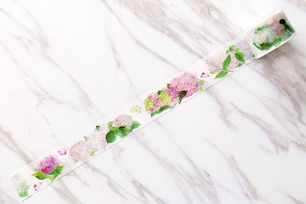Hydrangea Washi Tape/  flowers  Washi Tapes/Japanese flowers washi Tape/Decorative Stickers