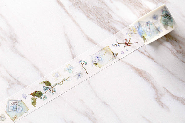 The letter to him Washi tape /  flowers  Washi Tapes/Japanese flowers washi Tape/Decorative Stickers/letter washi tape
