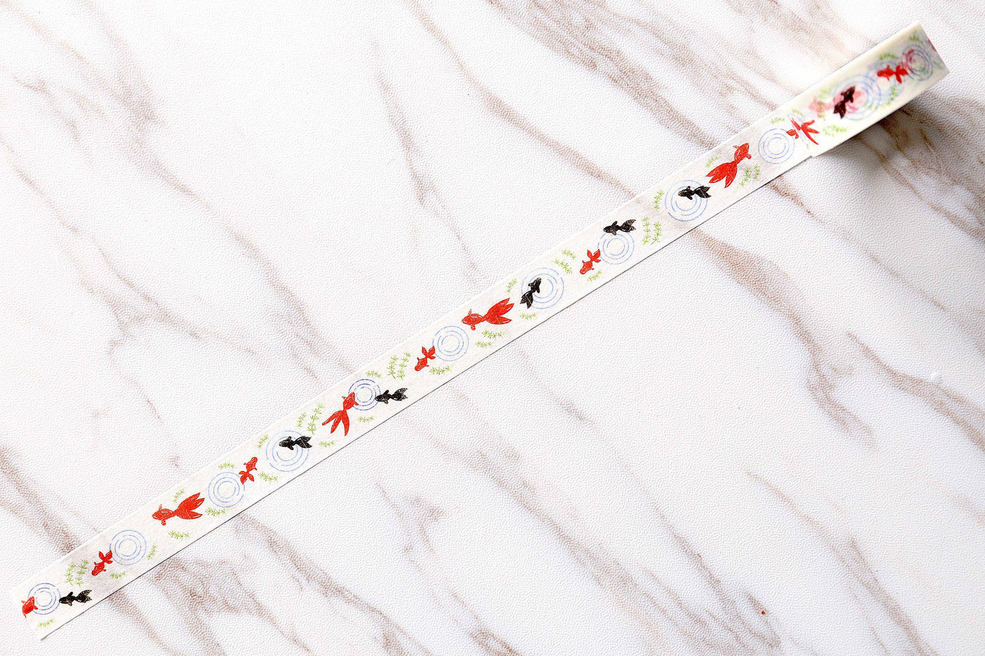 Gold Fish washi tape/Fish washi tape/Gold Fish Decorative Tape/fish masking tape/deco tape