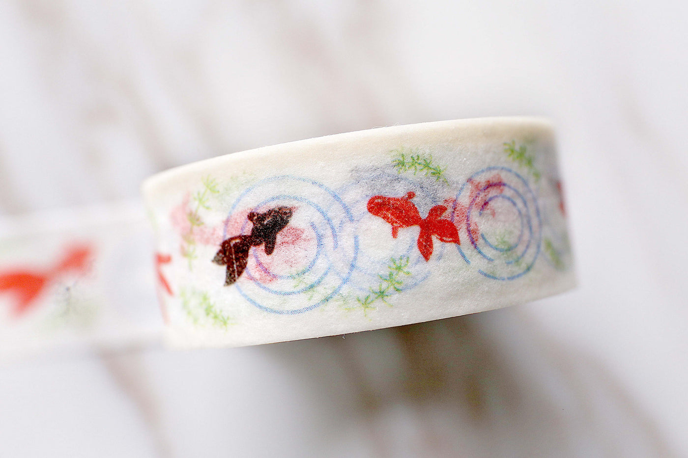 Gold Fish washi tape/Fish washi tape/Gold Fish Decorative Tape/fish masking tape/deco tape