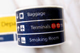 Airport washi tape/toilets washi tape/terminal washi tape/restaurants washi tape /NRT airport/Japanese Washi Masking