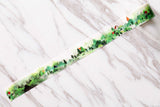 green mountain tape / Hills washi tape/ Spring Nature tree/Leaves Landscape/Green village Watercolor fairy tale Landscape