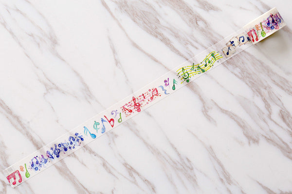Musical Notes Washi Tape/colorful Masking tape/ Musical Planner Tape/japanese washi tape/Planner Supplies/jumpy note