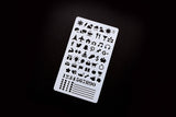 To do list stencil /Journal Stencil /Notebook Stencil/ checklist, star, weather, number Bullet Journal Stencil/ plastic Stencil
