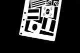 Country Flag Stencil /banner  stencil /Journal Stencil /Notebook Stencil/ Maple leaves  stencil /Bullet Journal Stencil/ plastic Stencil
