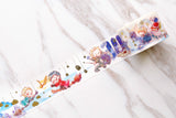 Magic wizard boy washi tape/Draco Malfoy Gold Foil Deco Tape /Magic School Washi Tape,Masking Washi Tape,sakura washi