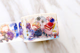 Magic wizard boy washi tape/Draco Malfoy Gold Foil Deco Tape /Magic School Washi Tape,Masking Washi Tape,sakura washi