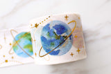 Galaxy  Washi Tape/planets in space washi tape /Striped Washi / gold foil Masking tape/ japanese washi tape/Planner Supplies/OT019