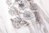 leaves  Clear Rubber Stamp/maple  leaves  Clear Stamp/cute leaves transparent clear stamp/beautiful leaves  clear stamp
