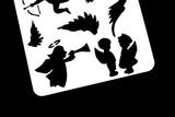 Cupid Plastic Stencil / Angel, Wings  Planner Stencil,/Bullet Journal Stencil/ Soft Plastic  /Bullet Journal Stencil/ plastic Stencil