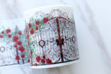 Rose Washi Tape/ Rose Manor Washi Tapes/Japanese washi Tape/Decorative Stickers / red rose washi tape/beautiful flowers  washi tape