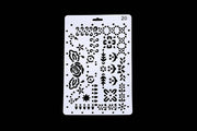 rose stencil /Journal Stencil /Notebook Stencil/flowers  stencil /Bullet Journal Stencil/star stencil /dot stencil